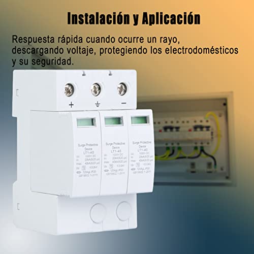 House Protector, 3P House Protector Protection Protective Arrester Device, Protect Electric System and on-loading Electrical Apparatus from Thunder(3p40ka) - Image 4