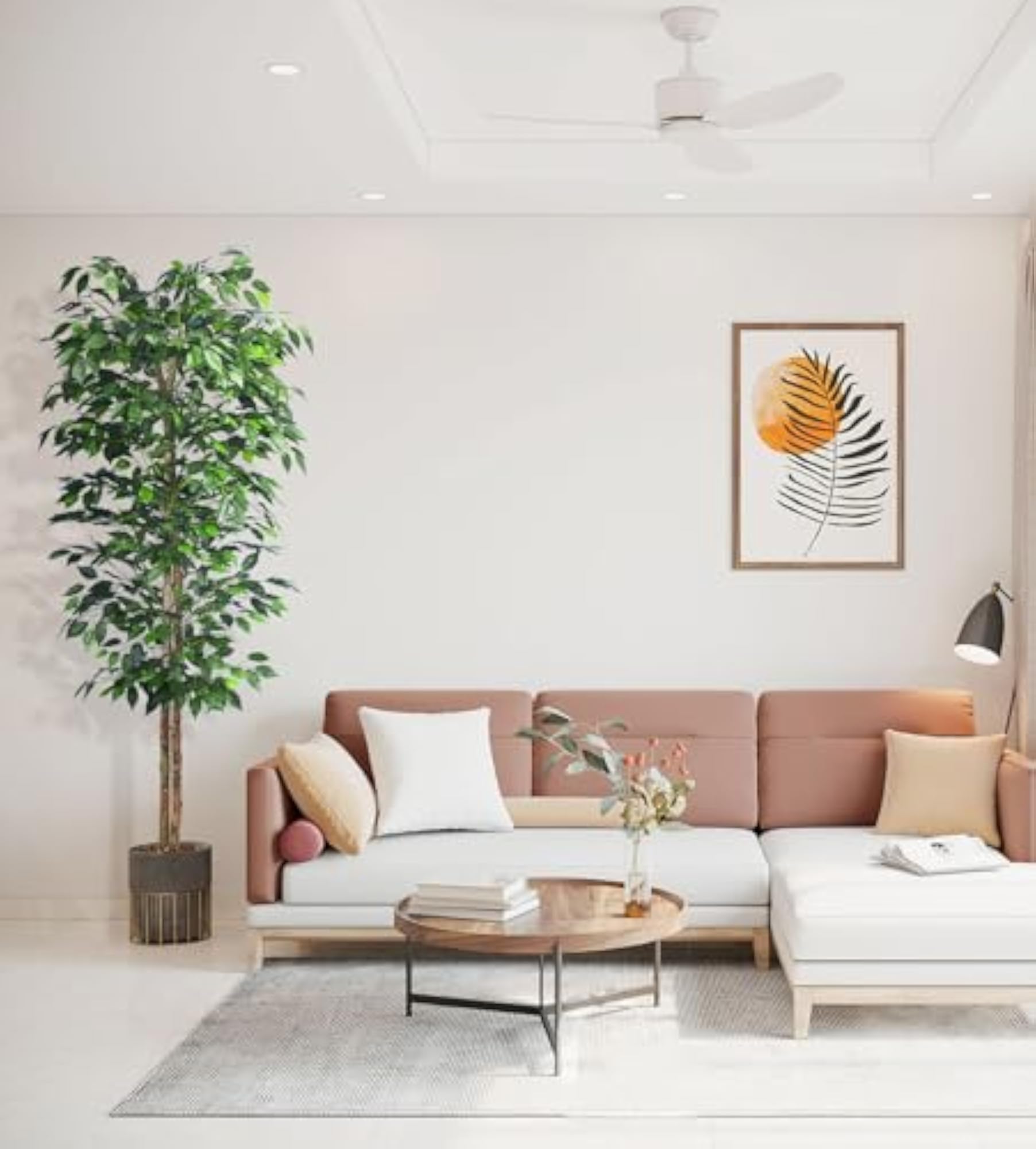 Artificial Ficus Tree for Indoor Decor