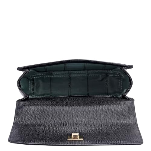 Image of Da Milano Leather Satchel for Women (OR-3028)