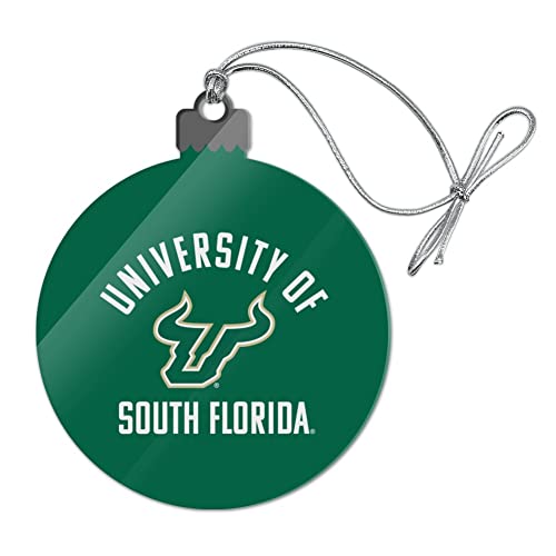 GRAPHICS & MORE University of South Florida Bulls Logo Acrylic Christmas Tree Holiday Ornament