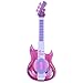 GST Instrumentos de Cuerda para niños Guitarra eléctrica para niños con micrófono, Vidrio. (Color : Pink, Size : 57 x 22 x 5.5cm)