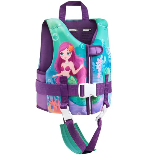 WERNNSAI Toddler Swim Vest for Kids,Swim Training Vest with Adjustable Safety Strap & Zipper Cover,Swimming Jacket for Kids Learning to Swim, Floaties Swimming Aid for Ages 2-4 Years (22-33 lbs) by WERNNSAI - Used condition - Image 2