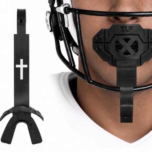SLEEFS X Football Mouthguard with Strap for High-Impact Shock Protection