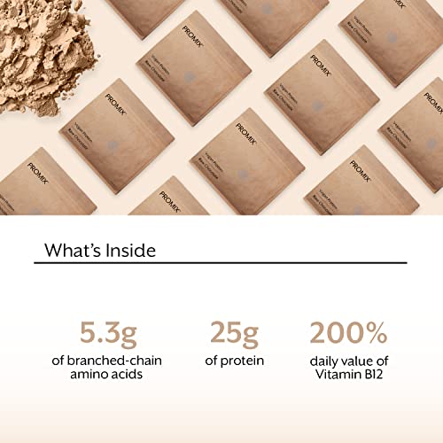Promix Plant-Based Vegan Protein Powder, Raw Chocolate - 2.5lb Bulk - Pea Protein & Vitamin B-12 - Post Workout Fitness & Nutrition Shakes, Smoothies, Baking & Cooking Recipes - Gluten-Free - Image 4