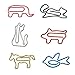 Uonlytech 30pcs Golden Horse Paper Clips Creative Animal Bookmarks Strong Paper Holding Clamp for Home Office School Use Adorable Design for Document Organization