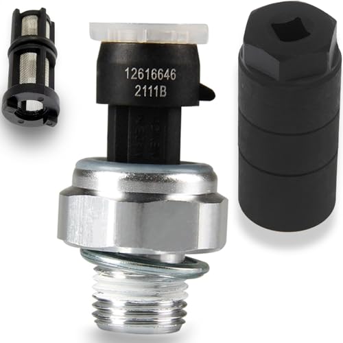12677836 Oil Pressure Sensor for Chevy Chevrolet Silverado 1500 2500 3500,Express,Corvette,Suburban,Avalanche,Impala,Tahoe,Trailblazer& GMC Sierra,Savana,Yukon,Envoy&Cadillac,CTS,Escalade 2003-2008