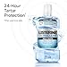 Listerine Ultraclean Alcohol-Free Tartar Control Mouthwash, Oral Rinse Fights Stain Build Up to Help Keep Naturally White Teeth, Less Intense Arctic Mint Flavor, 1L