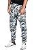 PROGO USA Men's Joggers Sweatpants Basic Fleece Marled Jogger Pant Elastic Waist (X-Small, Slade Camouflage)