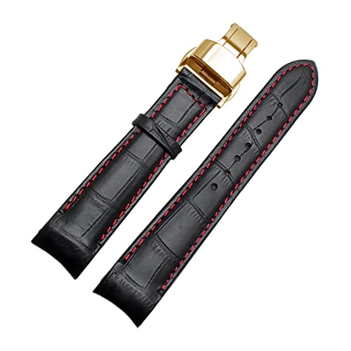 Watch band 21mm 20mm 22mm cuir véritable bracelet de montre courbée compatible Citizen 05A