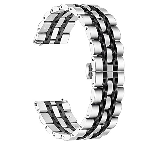 Bracelet de montre en acier inoxydable à écart zéro pour montre connectée Samsung Gear S3 46mm