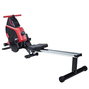 Ultrasport Roeitoestel, roeimachine, lcd-trainingscomputer, 8 weerstandsniveaus, inklapbaar, stil en onderhoudsvrij magneetremsysteem, effectieve training van het bovenlichaam en de benen