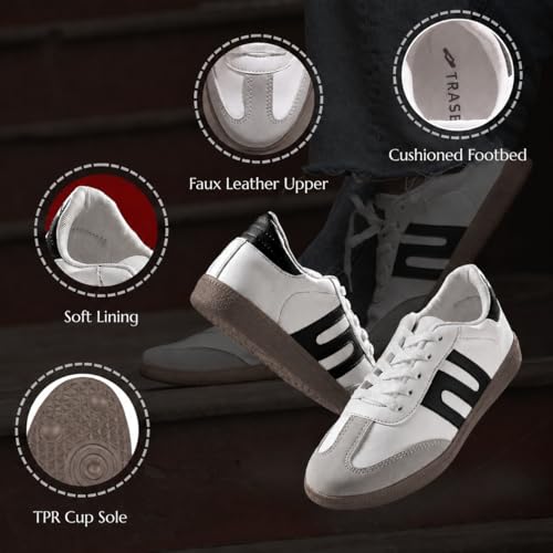 Image of TRASE Casual Sneaker Shoes for Women | Soft Cushioned Insole | Sneakers for Woman | Lightweight | Comfortable | Stylish, Trendy Girls and Women Sneakers with Laces