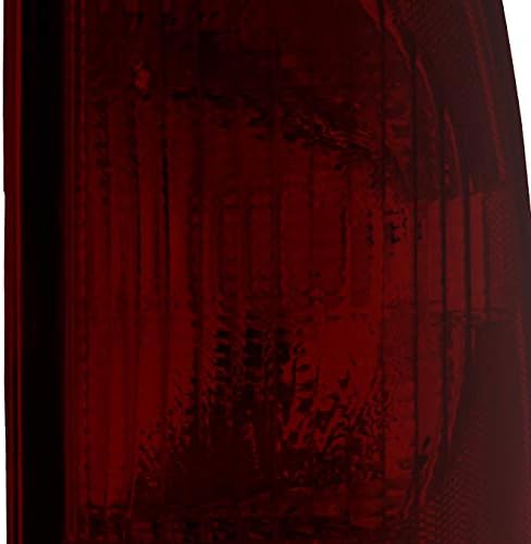 AKKON - For Pickup Truck 04 F-150 Heritage | 97-03 F150 Black Smoked Headlights+Signal Light+ Dark Red Tail Lamp