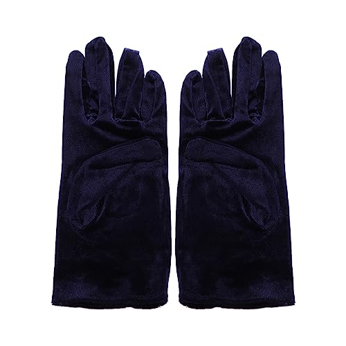 Vctitil Luvas de veludo douradas para ciclismo elásticas outono femininas inverno luvas quentes para