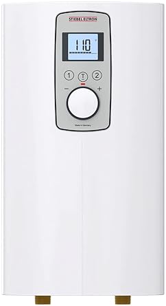 Stiebel Eltron 200059 Model DHC-E 12/15-2 Trend Point-of-Use Electric Tankless Water Heater, Direct Coil Heating System, Switchable kW Power Output, Backlit Display, Adjustable Temperature
