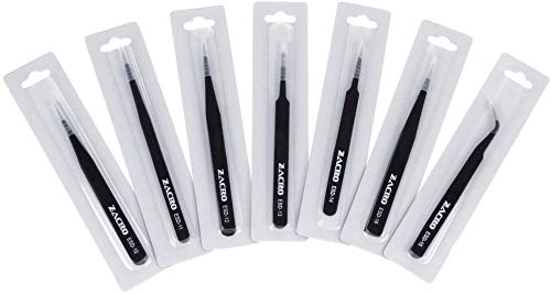 Zacro - Pinzette di precisione ESD per