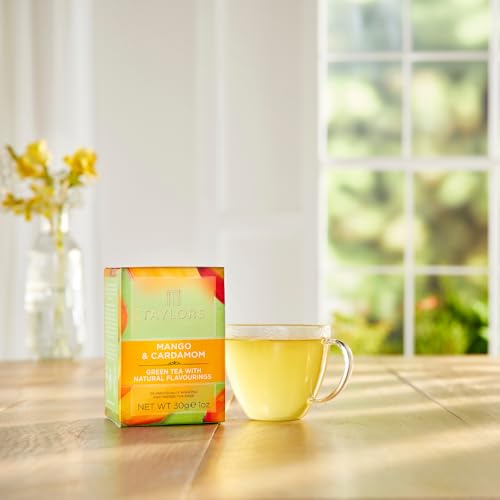 Image of Taylors of Harrogate Mango & Cardamom Green Tea Bags, 20ct (Pack of 6)