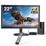 Erasiny 22 inch TV, Small Television with Upgraded ATSC Digital Tuner, 2 in 1 Stand, HDMI/USB/AV, Portable TV for Home, Cars, Kitchen, RV, Office