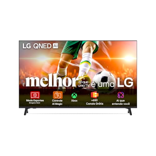 Smart TV 4K 55" LG QNED 55QNED70 Processador α7 AI