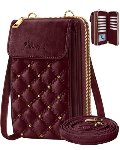 Image of Miss Adola Zipper Cell Phone Purse Crossbody Bag for Women