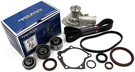 Timing Belt Water Pump Kit fits for 1999-2005 For Mitsubishi Eclipse, 2001-2005 For Chrysler Sebring, 2001-2004 For Dodge Stratus, 1999-2003 For Mitsubishi Galant 2.4L l4 GAS SOHC