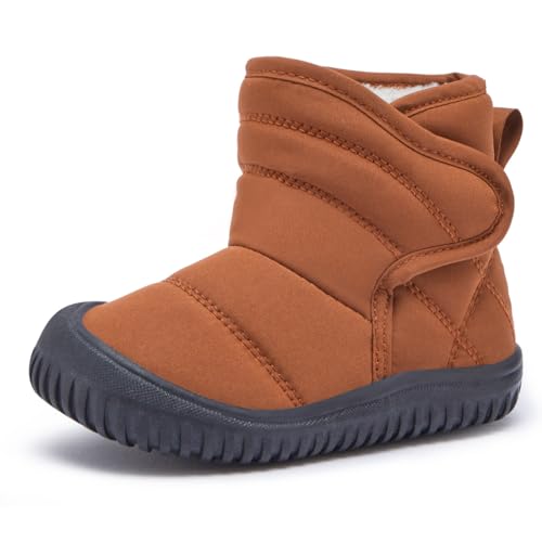 BMCiTYBM Toddler Baby Snow Boots Winter Shoes Boys Girls Cold Weather Baby Faux Fur Shoes