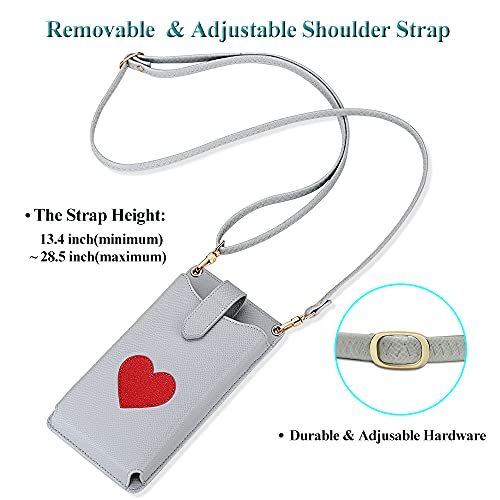 Image of Peacocktion Small Crossbody Cell Phone Purse for Women, Lightweight Mini Small Crossbody Bags for Women with Card Slots