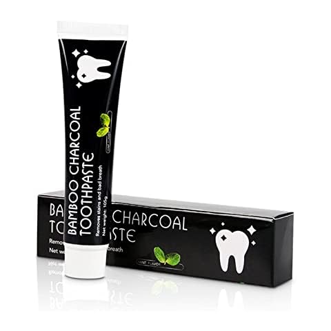 Dificato Whitening Toothpaste - Natural Bamboo Activated Charcoal Toothpastes | Organic Toothpaste Oral Care for Stain Removal & Deep Cleaning, Mint Flavor Cover