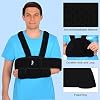 supregear Arm Sling Shoulder Immobilizer for Women & Men, Adjustable Breathable Support Brace for Rotator Cuff, Fracture, Dislocation & Post-Op Recovery, Left or Right Arm, Size Standard, Black