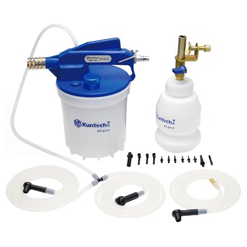 Vacuum Brake Bleeder Kit with 2L Fluid Extractor & 1L Bottle