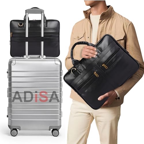 Image of ADISA Laptop Messenger Office Bag Briefcase for Work for Men