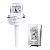 CALI-HOME Wireless Floating Thermometer, Digital Pool and Spa Remote Thermometer for Outdoor Indoor Swimming Pool, Hot Tub.