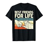 Best Friend For Life Squirrel Fist Bump Retro Men Women Kids T-Shirt