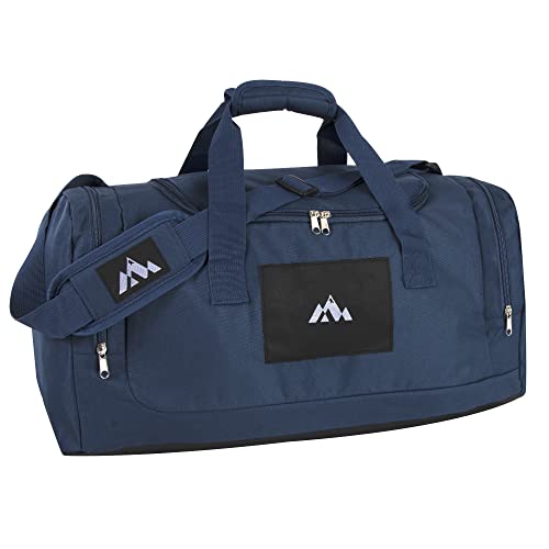 Bolsa esportiva de 55 cm e 40 litros, extra grande, aberta, vários bolsos, para homens e mulheres co