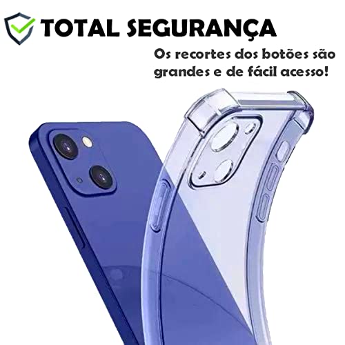 Case Capinha Transparente Capa Slim Flexível Invisível Compatível Com iPhone 7G, 7G Plus, X, XR, XS