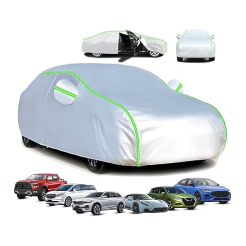 Car Covers for Sandero Stepway 2022-2024,All-Weather Car Cover - Rain & Snow Proof + Dustproof + UV Protection + Breathable, Scratch Resistant & Indoor/Outdoor Use