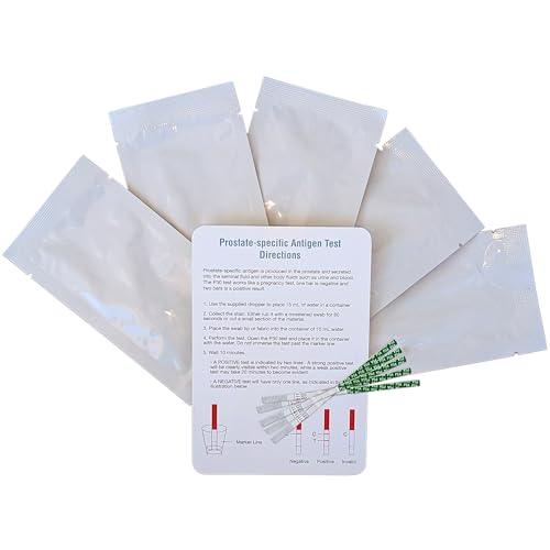 Semen Detection Test - P30 Antigen - Perform Five Tests - Used in Forensic Science Labs - Includes Supplies and Directions