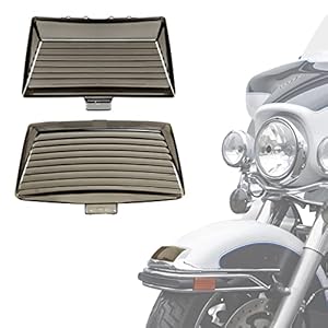 Anonemoto 2Pcs Smoked Fender Tip Lens Mud Guards Covers Lens Compatible For Harley Davidson Electra Glide Heritage Softail Touring (Front &Amp; Rear) 1 41fhm1v4kul. sl500 . ss300