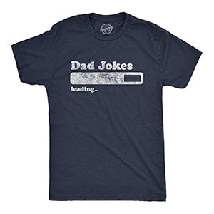 Mens Dad Jokes Loading Tshirt Funny Fathers Day Papa Novelty Graphic Tee