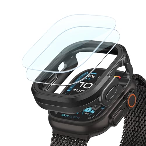 Protecteur d'écran Apple Watch Ultra 2 et coque alliage aluminium