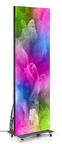 Image of Displays2go 80 inch LED Poster Display with Built-in Speakers & NovaStar Software (DF080NVB19)