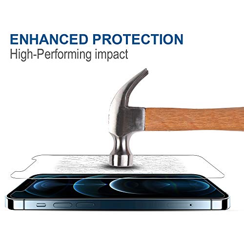 Arae Screen Protector For Iphone 12 Pro Max, Hd Tempered Glass Anti Scratch Work With Most Case, 6.7 Inch, 3 Pack #TOP7