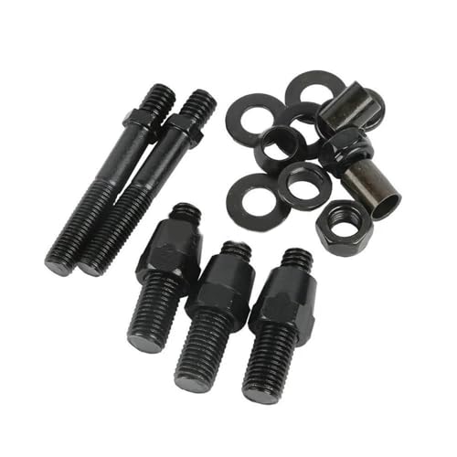 Rétroviseurs Noirs À Tête De Mort Finition Premium pour VT Shadow Ace 1100 - 7