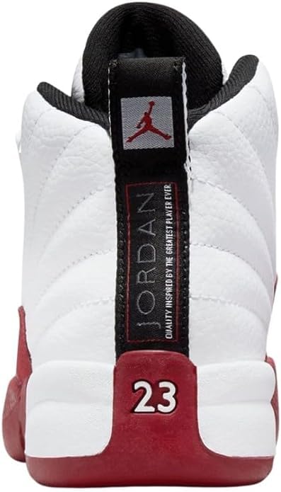 NIKE Jordan Retro 12 Bp Little Kids Shoes Size-2.5 White/Black-Varsity Red4