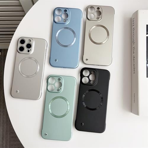 Coque rigide iPhone 16 Pro vert mat pour un usage quotidien minimaliste - 6