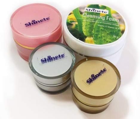 Shinete 4 in 1 Giftset Cream Baby Face Whitening Lightening Reduce Freckles Melasma Dark spots by jawnoy