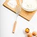 Balloon Whisk Wooden Whisk Balloon Whisk Kitchen Aid Wire Whisks Wooden Egg Whisk Soup Whisk Kitchen Whisks Hand Wisking Tool (Wooden Whisk Ball)