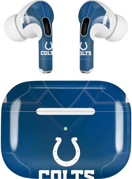 Skinit Decal Audio Skin Compatible with Apple AirPods Pro - Officially Licensed NFL Indianapolis Colts Blue Performance Series Design
