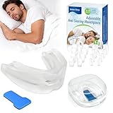 Schnarchstopper Einstellbar Anti Snoring Schnarchschiene mit 2 Stile 8 Größen Nasenspreizer gegen Schnarchen,Wiederverwendbares Anti Schnarch Schiene für Herren und Damen