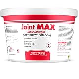 Joint MAX Triple Strength (TS) Soft Chews for Dogs - Glucosamine, Chondroitin, and MSM - Hip and Joi